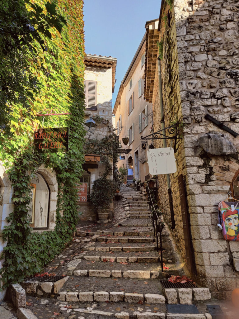 Le village de Saint-Paul-de-Vence sur la Côte d'Azur.