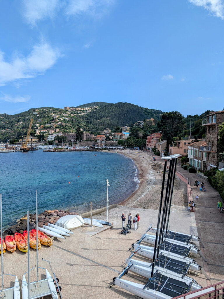La plage du Suveret à Théoule-sur-Mer
