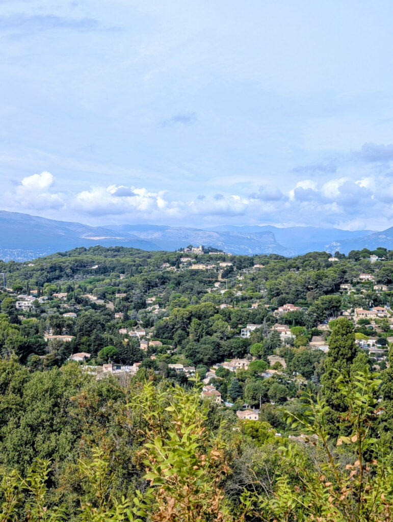 Le panorama depuis Mougins village.