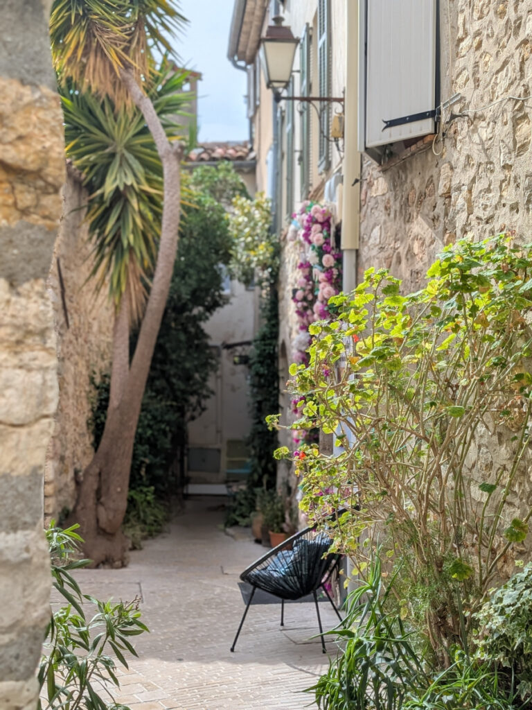Visiter Mougins et ses ruelles fleuries.
