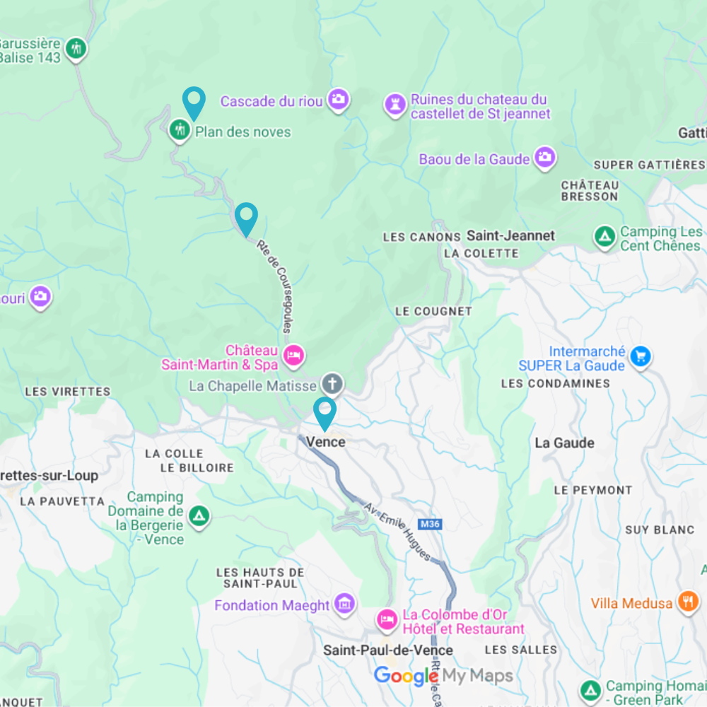 Carte Plan des Noves