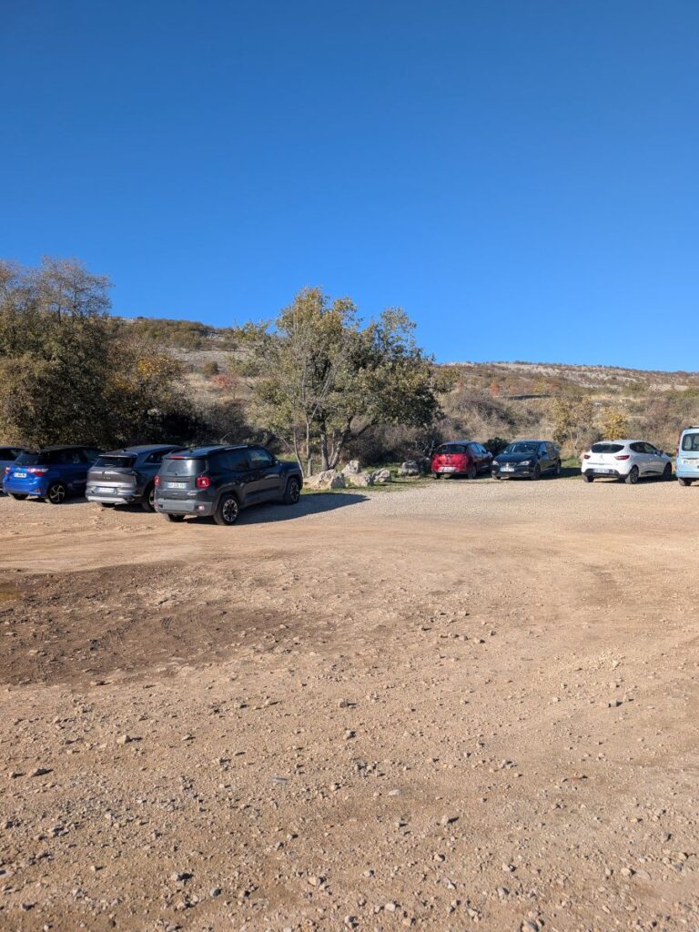 Le parking du plan des Noves.