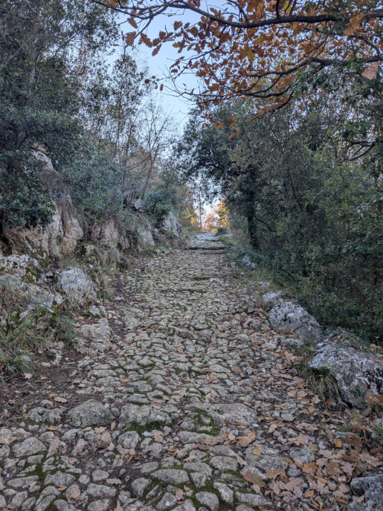Début de la rando du mont Arpasse dans les Alpes-Maritimes.