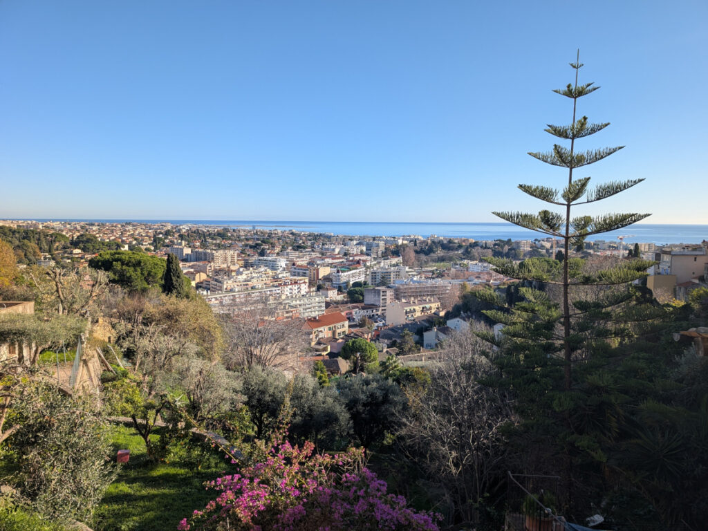 Vue depuis le Haut-de-Cagnes.
