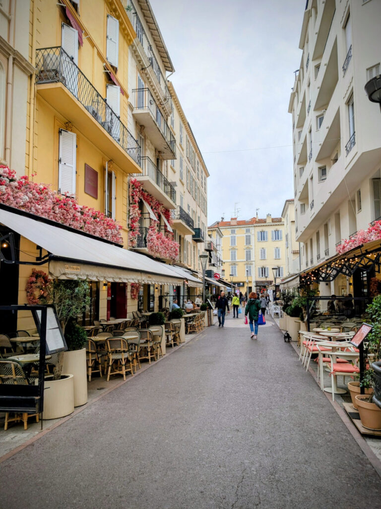 La rue Hoche à Cannes