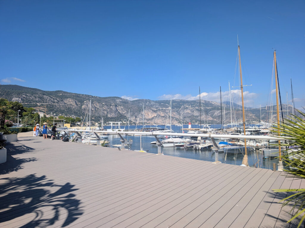 Le centre-ville de Saint-Jean-Cap-Ferrat.